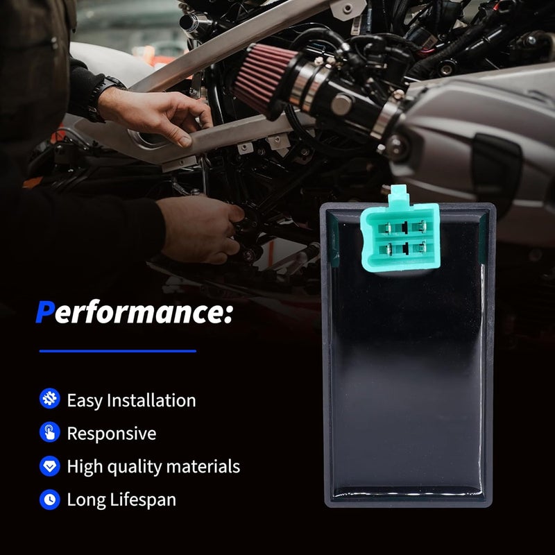 OXCANO 4 Pin DC CDI Box Replacement for 50cc 70cc 90cc 110cc 125cc Quad ATV Quad Dirt Bike Go Kart Scooter ATV - Image 3